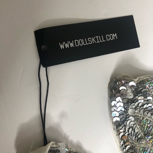 SOLD Dolls Kill Cosmic Playa Dreamin Butterfly Top - Picture 7 of 12